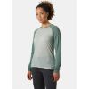 Helly Hansen Women’s HH® Durawool Crew Langærmet base layer top fremstillet med ZQ-certificeret Merino uld og Cordura® der sikrer fugtabsorberende og temperaturregulerende egenskaber i grøn