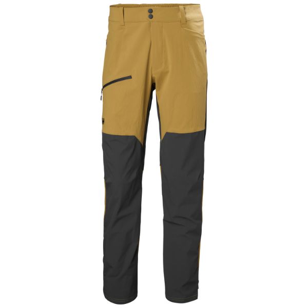 Helly Hansens Men’s Vika Tur Pants 2.0. Med ergonomisk formede knæ og et indstikket skridt tilbyder disse bukser en enestående bevægelsesfrihed og komfort. Praktiske håndlommer og en lynlåslomme på låret.