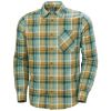 Helly Hansen Men’s Aker Flannel Long Sleeve Shirt. Med en regelmæssig pasform, justerbare manchetter og darts på bagsiden af skuldrene til forbedret mobilitet. Den er udstyret med en praktisk brystlomme og knappet front.