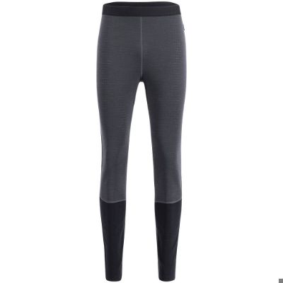 Lundhags Prime merino long john m - Charcoal/ Black