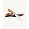 Øyo Rondane knife w/sheath - Steel/ Brown