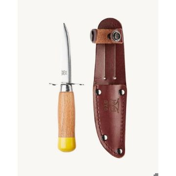 Øyo Scout knife w/sheath, brown