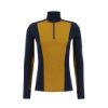 Ulvang Peak map half zip baselayer mens - Navy Blue/Cathay Spice