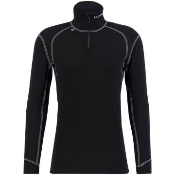 Ulvang Thermo turtle neck w/zip ms - Black