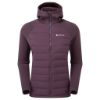 Montane F composite hoodie - Mulberry