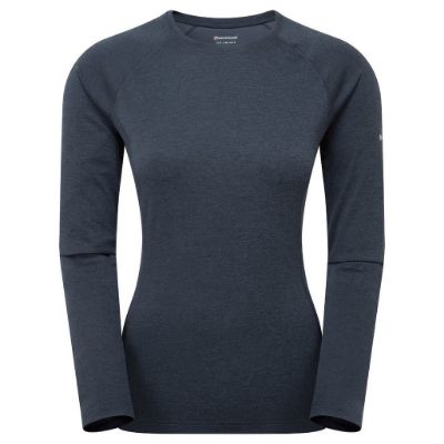 Montane F dart long sleeve t-shir - Eclipse Blue