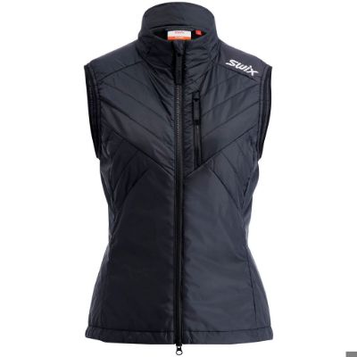 Swix Pace insulated vest w - Black