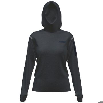 Swix Pace midlayer hooded w - Dark Navy