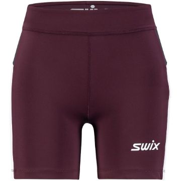 Swix Motion premium short tights w - Dark Aubergine