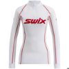 RaceX Classic Half Zip W - Bright White/Swix Red