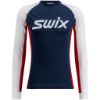 Swix Racex classic long sleeve m - Navy/Bright White