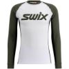 Swix Racex classic long sleeve m - Bright White/ Olive