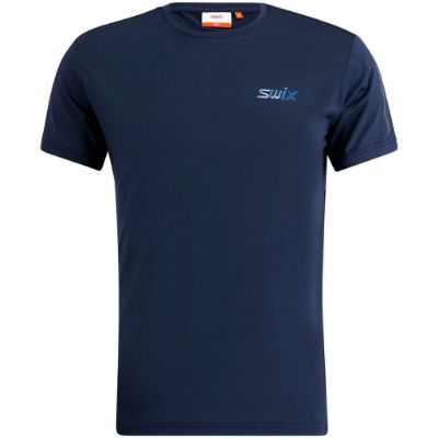 Swix Pace nts short sleeve baselayer top m - Dark Navy