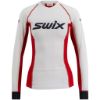 Swix Swix triac dry breathe long sleeve w - Bright White/Swix Red