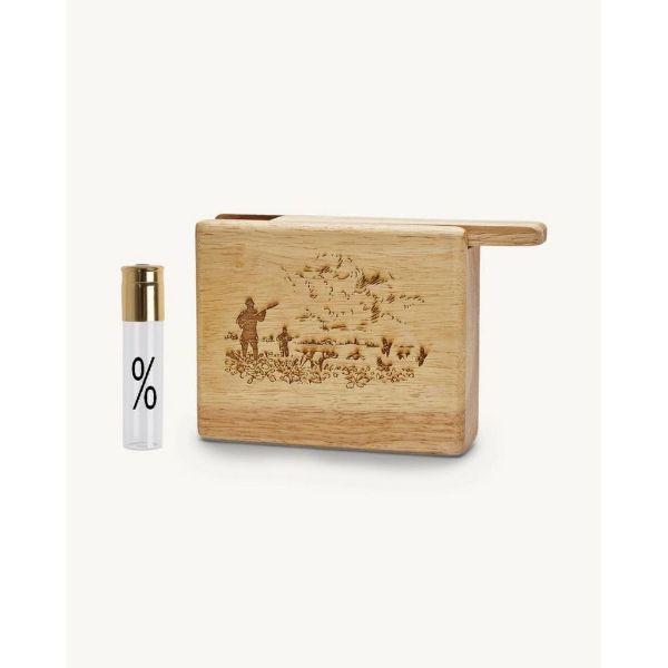 Øyo Lerka wooden schnapps box - Beige