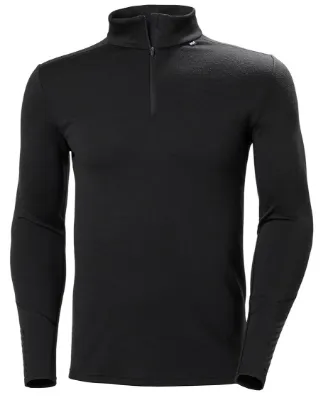 Helly Hansen Lifa Merino 1/2 Zip i farven Black