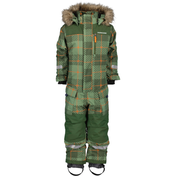 Didriksons Polarbjörnen Coverall Printed 2 A65/Termos Pine Green