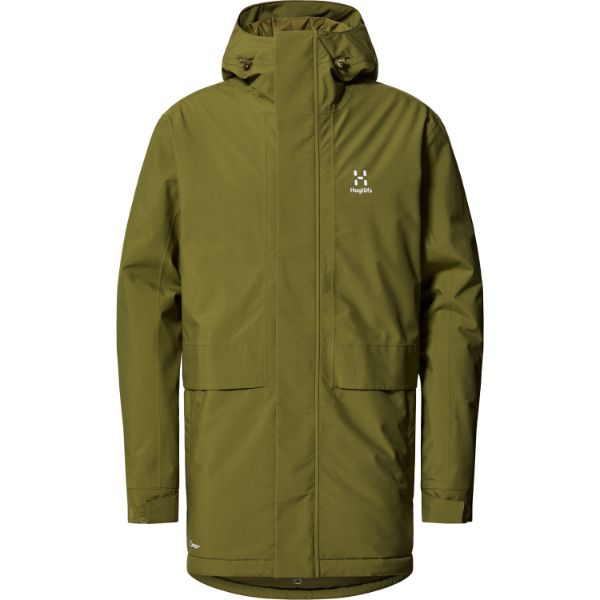 Haglöfs Salix Proof Mimic Parka til herrer i farven Olive Green