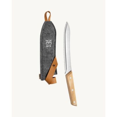 Øyo Vedalen bread knife - Steel /beige