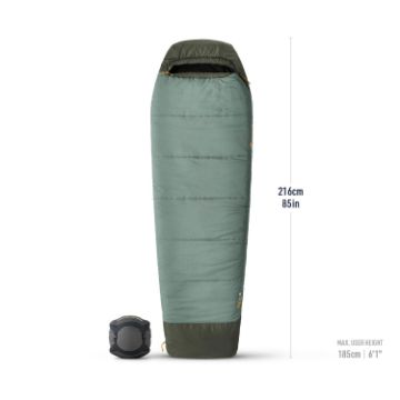 Sea to Summit Boab Synthetic Sleeping Bag -1C|30F - Regular (RCS) Mørkegrå