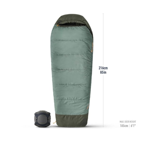 Sea to Summit Boab Synthetic Sleeping Bag -1C|30F -Wide (RCS) Laurel Wreath