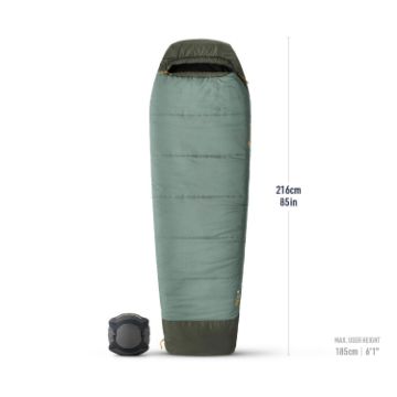 Sea to Summit Boab Synthetic Sleeping Bag -1C|30F - Long (RCS)  Dark grey