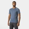 Helly Hansen Durawool t-shirt i farven Washed Navy