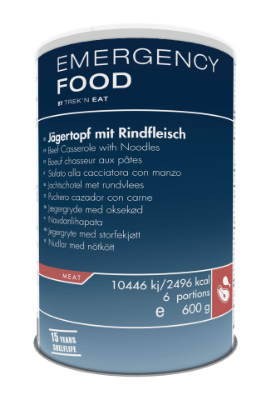 Trek N Eat EMERGENCY FOOD Jægergryde med oksekød og nudler