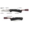 Gerber LST MINI 4L  - Drop Point -  Plain Edge - Black/Satin Wash