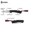 Gerber LST MINI 4L  - Drop Point -  Plain Edge - Black/Satin Wash