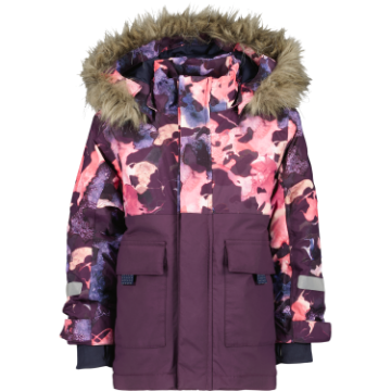 Didriksons Polarbjörn Printed Parka - Salt Purple