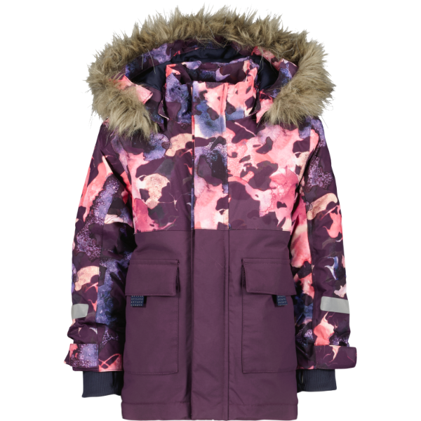 Didriksons Polarbjörn Printed Parka - Salt Purple
