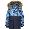 Didriksons Polarbjörn Printed Parka - Salt DK Blue